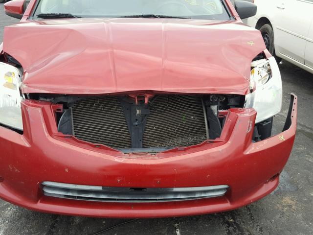 3N1AB6AP8BL607432 - 2011 NISSAN SENTRA 2.0 RED photo 9