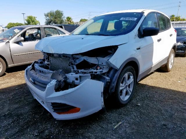 1FMCU0F70GUC60208 - 2016 FORD ESCAPE S WHITE photo 2