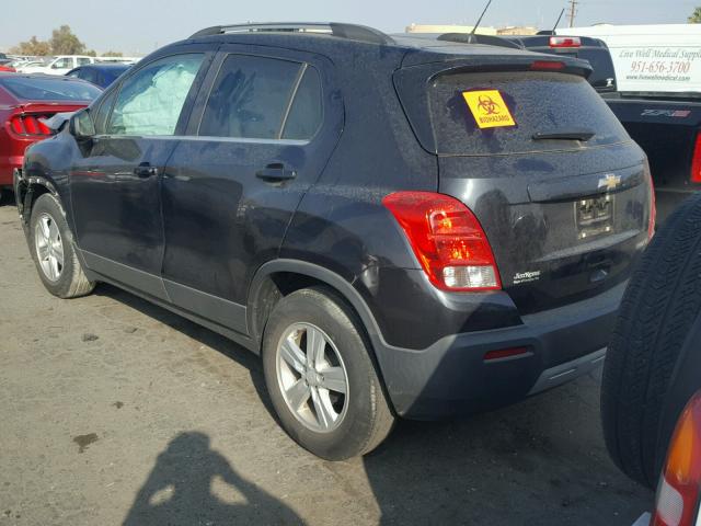 3GNCJLSB8FL240202 - 2015 CHEVROLET TRAX 1LT BLACK photo 3