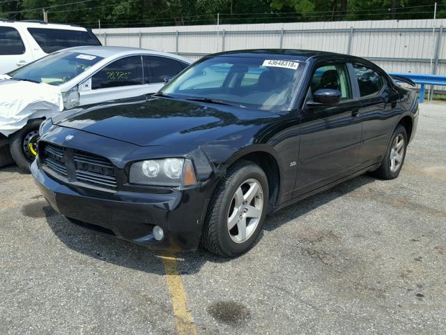 2B3CA3CV0AH245608 - 2010 DODGE CHARGER SX BLACK photo 2