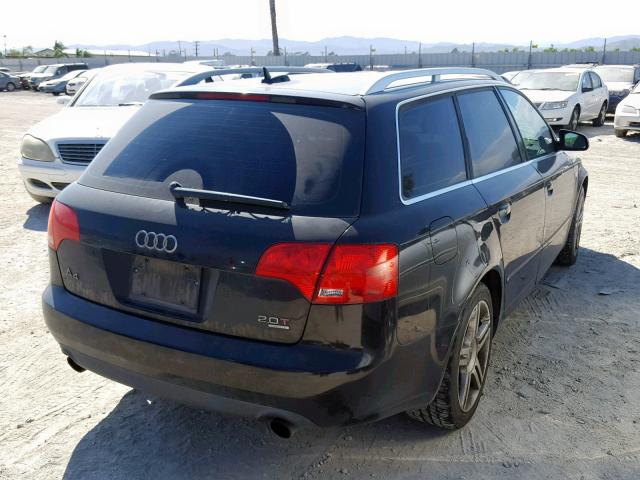 WAUKF78E06A268949 - 2006 AUDI A4 2.0T AV BLACK photo 4