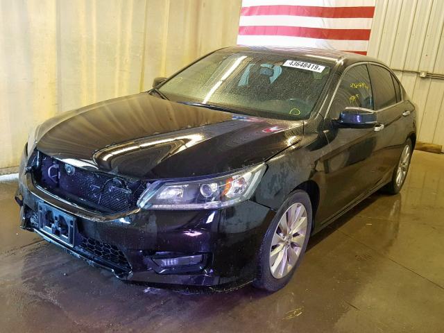 1HGCR2F88EA006918 - 2014 HONDA ACCORD EXL BLACK photo 2