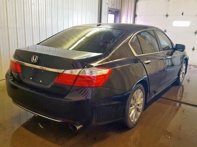 1HGCR2F88EA006918 - 2014 HONDA ACCORD EXL BLACK photo 4