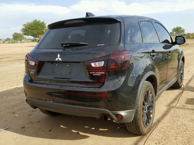 JA4AR3AUXHZ039354 - 2017 MITSUBISHI OUTLANDER BLACK photo 4