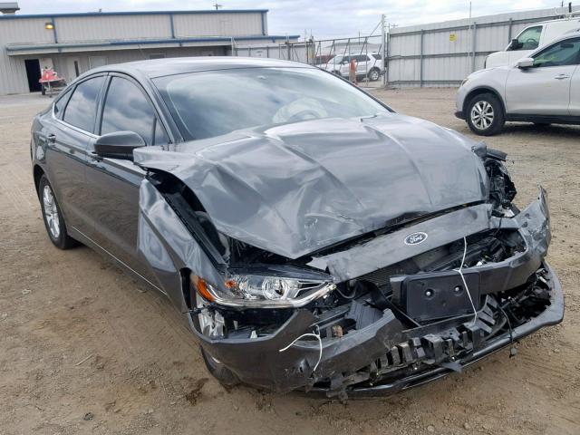 3FA6P0G70HR406869 - 2017 FORD FUSION S CHARCOAL photo 1