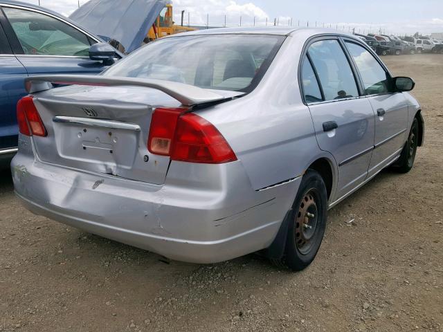 2HGES16331H917987 - 2001 HONDA CIVIC DX SILVER photo 4