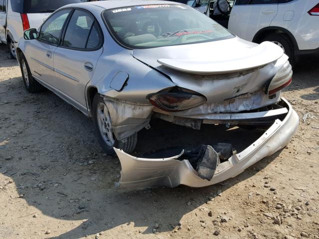 1G2WK52J82F145377 - 2002 PONTIAC GRAND PRIX SILVER photo 9