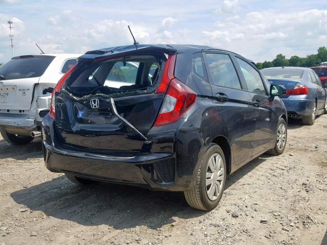 3HGGK5H59FM779766 - 2015 HONDA FIT LX BLACK photo 4