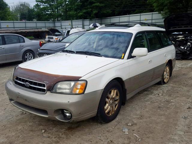 4S3BH6861Y7649449 - 2000 SUBARU LEGACY OUT WHITE photo 2