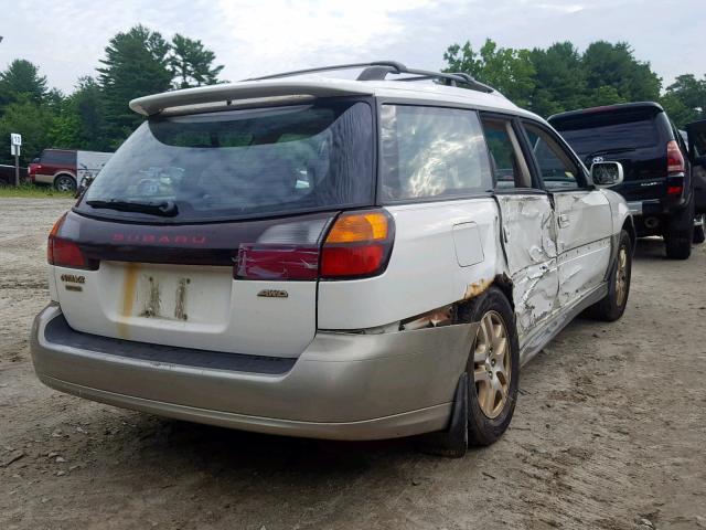 4S3BH6861Y7649449 - 2000 SUBARU LEGACY OUT WHITE photo 4