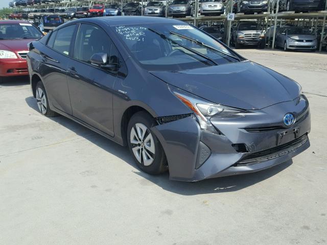 JTDKARFU9H3031584 - 2017 TOYOTA PRIUS GRAY photo 1