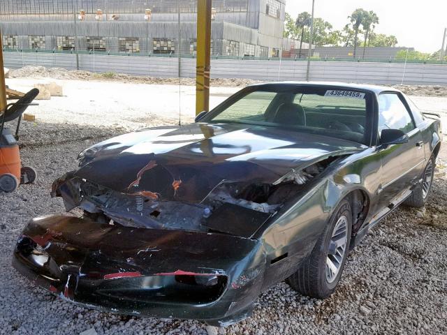 1G2FS23T2ML238480 - 1991 PONTIAC FIREBIRD GREEN photo 2