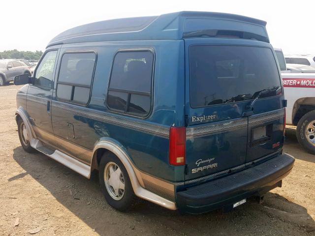 1GDDM19W2YB506461 - 2000 GMC SAFARI XT BLUE photo 3