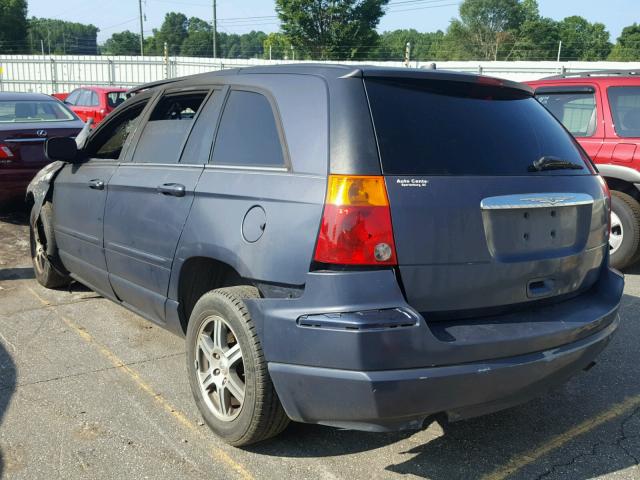 2A8GM68X57R240001 - 2007 CHRYSLER PACIFICA T BLUE photo 3