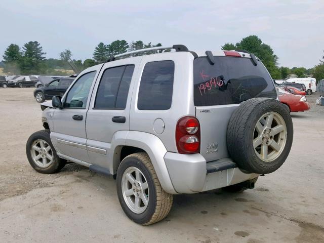 1J4GL58K36W184889 - 2006 JEEP LIBERTY LI SILVER photo 3