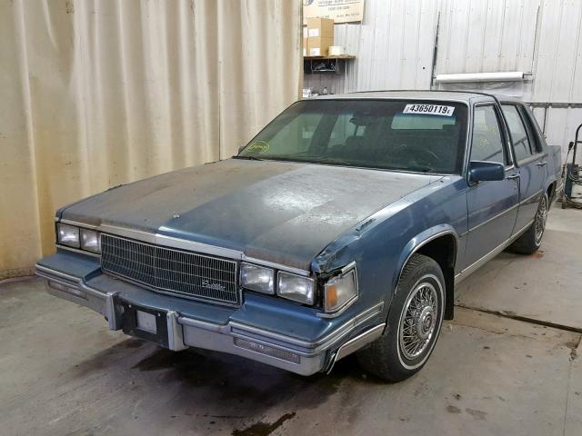 1G6CD6980G4205630 - 1986 CADILLAC DEVILLE BA BLUE photo 2