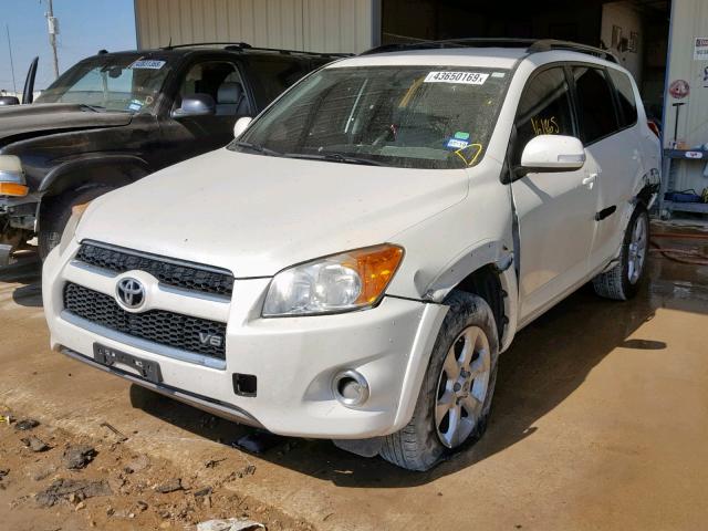 JTMZK34V395024155 - 2009 TOYOTA RAV4 LIMIT WHITE photo 2