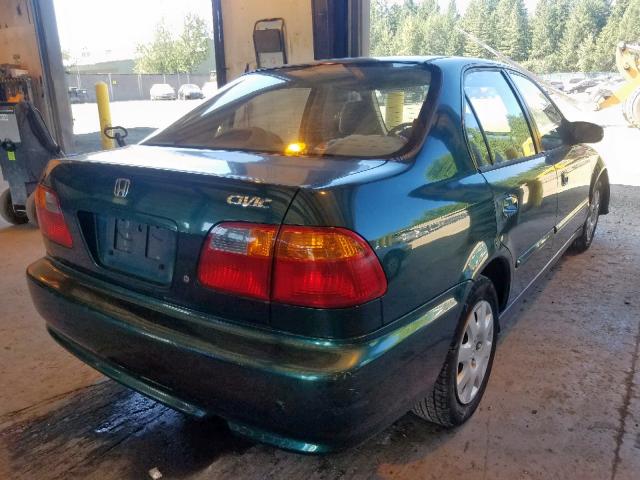 2HGEJ6610YH560423 - 2000 HONDA CIVIC BASE GREEN photo 4