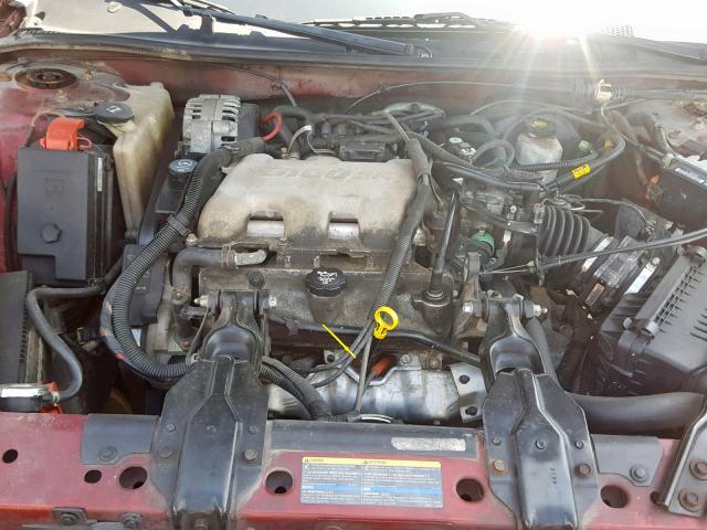 1G2WK52J63F181277 - 2003 PONTIAC GRAND PRIX BURGUNDY photo 7