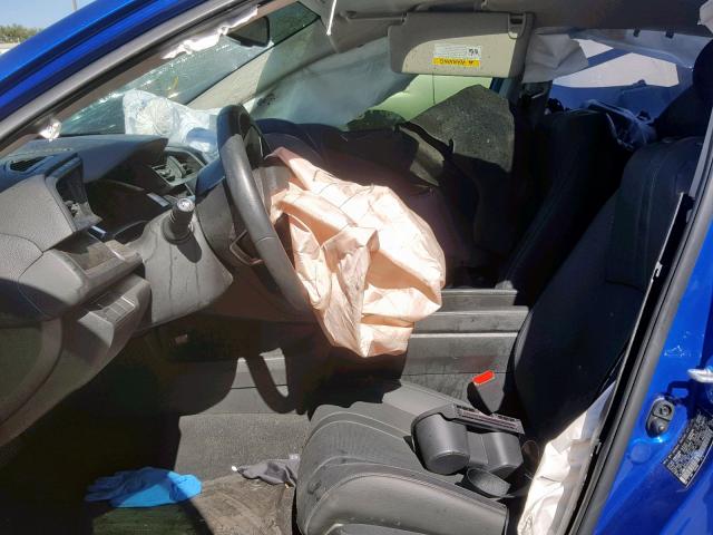 JHMFC1F75JX027021 - 2018 HONDA CIVIC EXL ლურჯი ფოტო 5