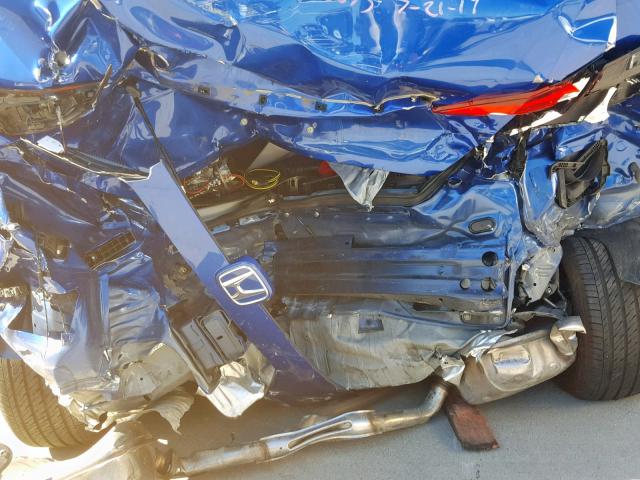 JHMFC1F75JX027021 - 2018 HONDA CIVIC EXL ლურჯი ფოტო 9