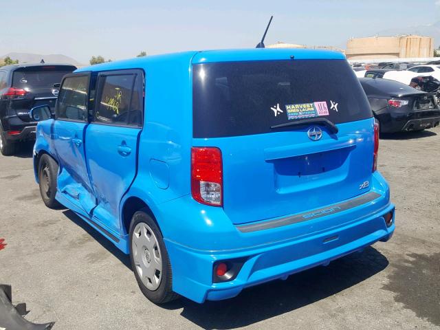 JTLZE4FE3B1139219 - 2011 TOYOTA SCION XB 蓝色 照片 3
