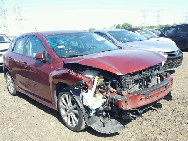 JM1BL1H52A1266346 - 2010 MAZDA 3 S RED photo 1