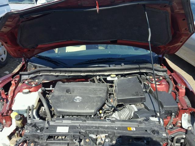 JM1BL1H52A1266346 - 2010 MAZDA 3 S RED photo 7