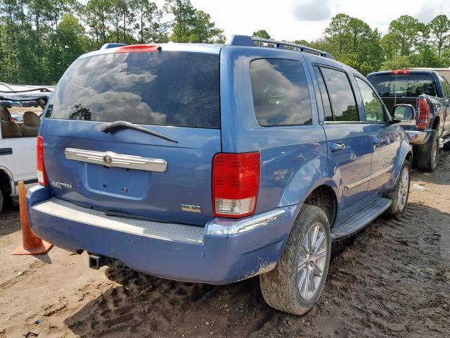 1A8HX582X7F506954 - 2007 CHRYSLER ASPEN LIMI BLUE photo 4