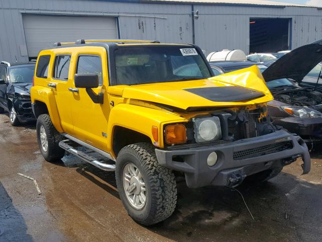 5GTDN13E278153354 - 2007 HUMMER H3 YELLOW photo 1