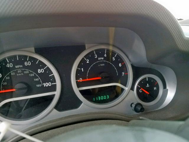 1J4GA59137L162793 - 2007 JEEP WRANGLER S წითელი ფოტო 8