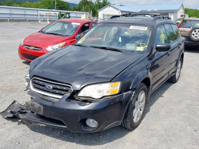 4S4BP62CX77333124 - 2007 SUBARU OUTBACK OU BLACK photo 2