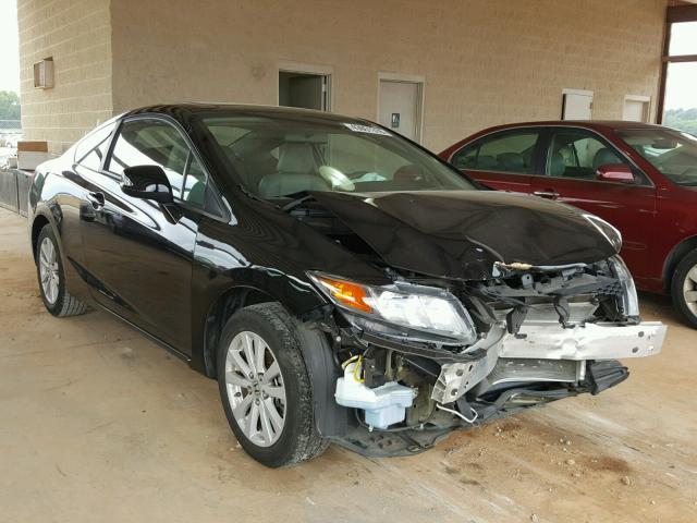 2HGFG3B02CH545364 - 2012 HONDA CIVIC EXL BLACK photo 1