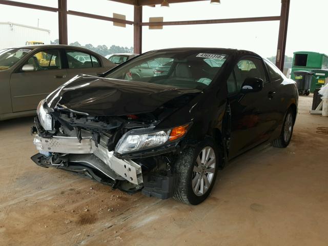 2HGFG3B02CH545364 - 2012 HONDA CIVIC EXL BLACK photo 2