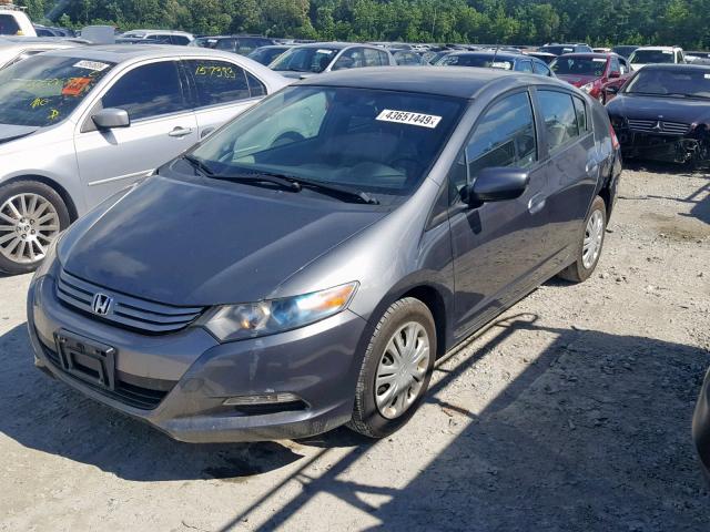 JHMZE2H38BS003530 - 2011 HONDA INSIGHT GRAY photo 2