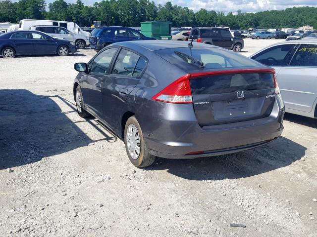 JHMZE2H38BS003530 - 2011 HONDA INSIGHT GRAY photo 3