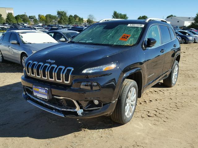 1C4PJMJS9HD230336 - 2017 JEEP CHEROKEE O BLACK photo 2