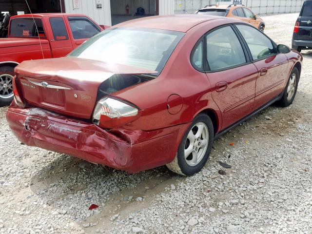 1FAFP55253G167839 - 2003 FORD TAURUS SES MAROON photo 4