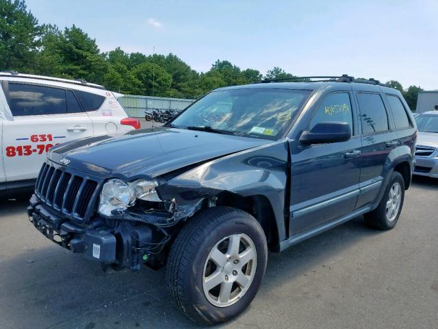 1J8GR48K38C122047 - 2008 JEEP GRAND CHER BLUE photo 2