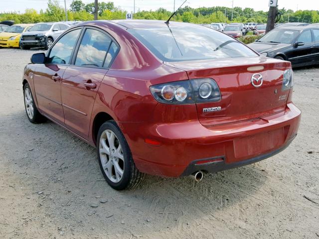 JM1BK32F491236857 - 2009 MAZDA 3 I RED photo 3