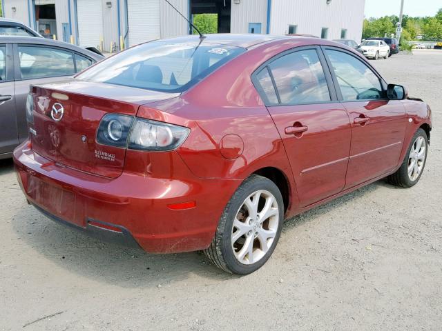 JM1BK32F491236857 - 2009 MAZDA 3 I RED photo 4