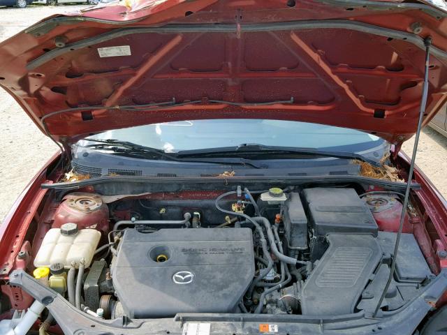 JM1BK32F491236857 - 2009 MAZDA 3 I RED photo 7