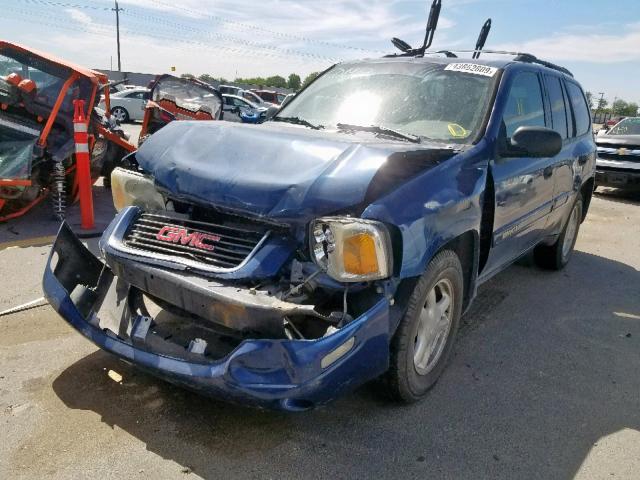 1GKDT13S952267603 - 2005 GMC ENVOY BLUE photo 2