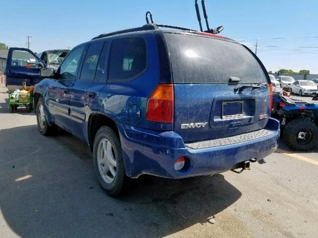 1GKDT13S952267603 - 2005 GMC ENVOY BLUE photo 3