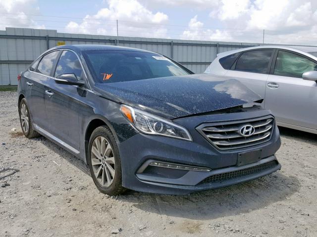 5NPE34AF8GH314404 - 2016 HYUNDAI SONATA SPO BLACK photo 1