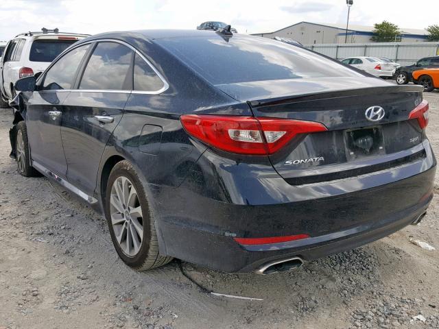 5NPE34AF8GH314404 - 2016 HYUNDAI SONATA SPO BLACK photo 3