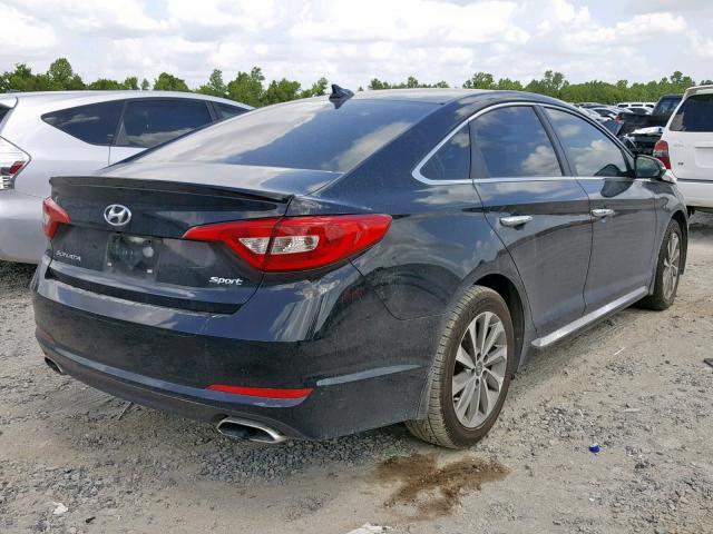 5NPE34AF8GH314404 - 2016 HYUNDAI SONATA SPO BLACK photo 4