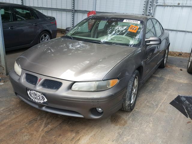 1G2WR5216YF312128 - 2000 PONTIAC GRAND PRIX GRAY photo 2