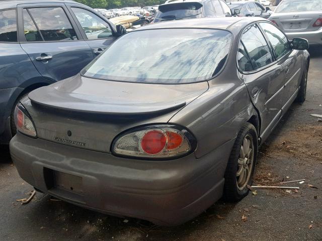 1G2WR5216YF312128 - 2000 PONTIAC GRAND PRIX GRAY photo 4