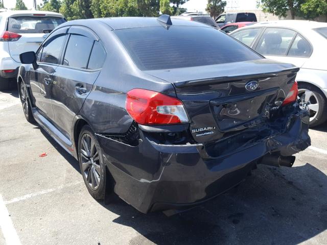 JF1VA1B68G9806979 - 2016 SUBARU WRX GRAY photo 3